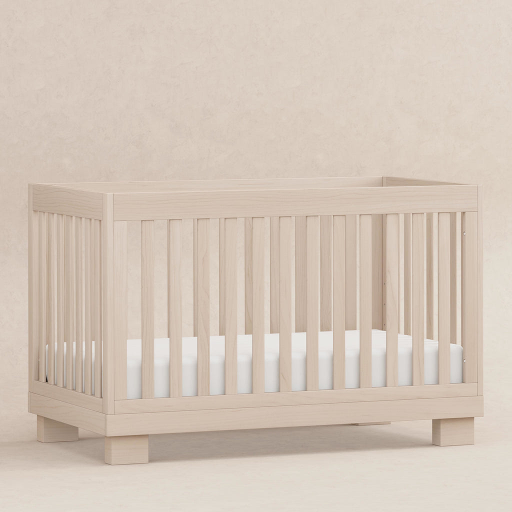 M6701NX,Babyletto,Modo 3-in-1 Convertible Crib w/Toddler Bed Conversion Kit in Washed Natural