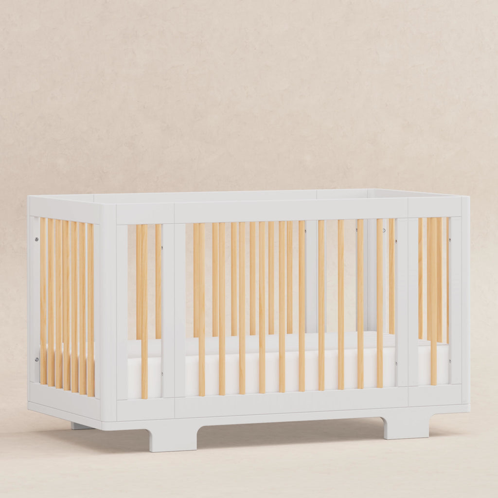 M23401WN,Babyletto,Yuzu 8-in-1 Convertible Crib w/All-Stages Conversion Kits in White/Natural