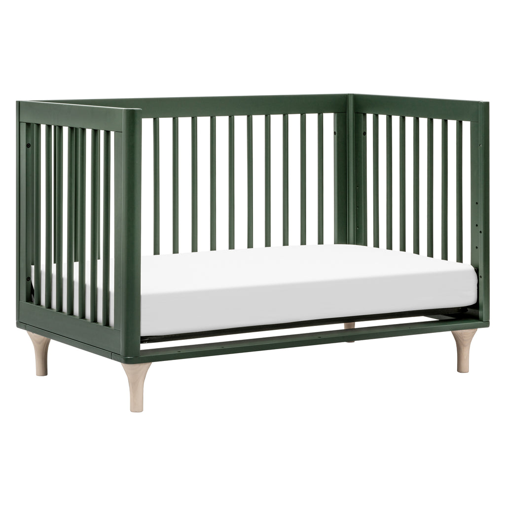 M9001FRGRNX,Babyletto,Lolly 3-in-1 Convertible Crib w/Toddler Conversion  Forest Green/Washed Natural