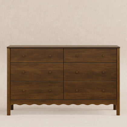 M27916NL,Swell 6-Drawer Assembled Dresser in Natural Walnut