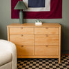 M25616HY,Babyletto,Bondi 6-Drawer Assembled Dresser in Honey