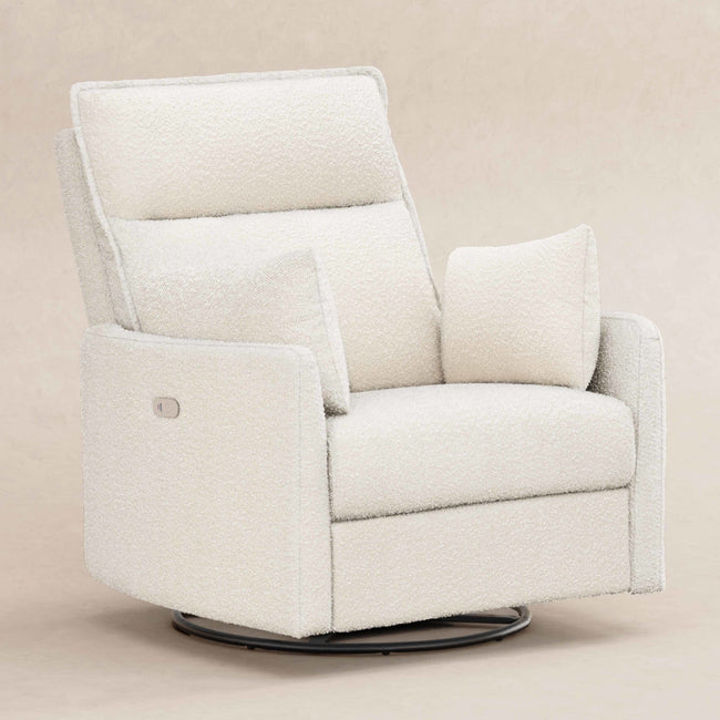 M33988PWB,Babyletto,Nori Glider Recliner w/ Electronic Control and USB in Performance Ivory Boucle