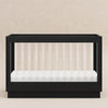 M8601KB,Babyletto,Harlow 3-in-1 Convertible Crib w/Toddler Bed Conversion Kit in Black/Acrylic