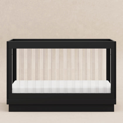 M8601KB,Babyletto,Harlow 3-in-1 Convertible Crib w/Toddler Bed Conversion Kit in Black/Acrylic