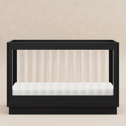 M8601KB,Babyletto,Harlow 3-in-1 Convertible Crib w/Toddler Bed Conversion Kit in Black/Acrylic