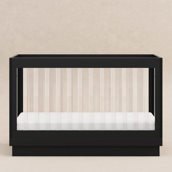 M8601KB,Babyletto,Harlow 3-in-1 Convertible Crib w/Toddler Bed Conversion Kit in Black/Acrylic