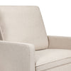 M20984PBEWLB,Babyletto,Cali Pillowback Chair and a Half Glider in Performance Beach Eco-Weave w/ Light Wood Base