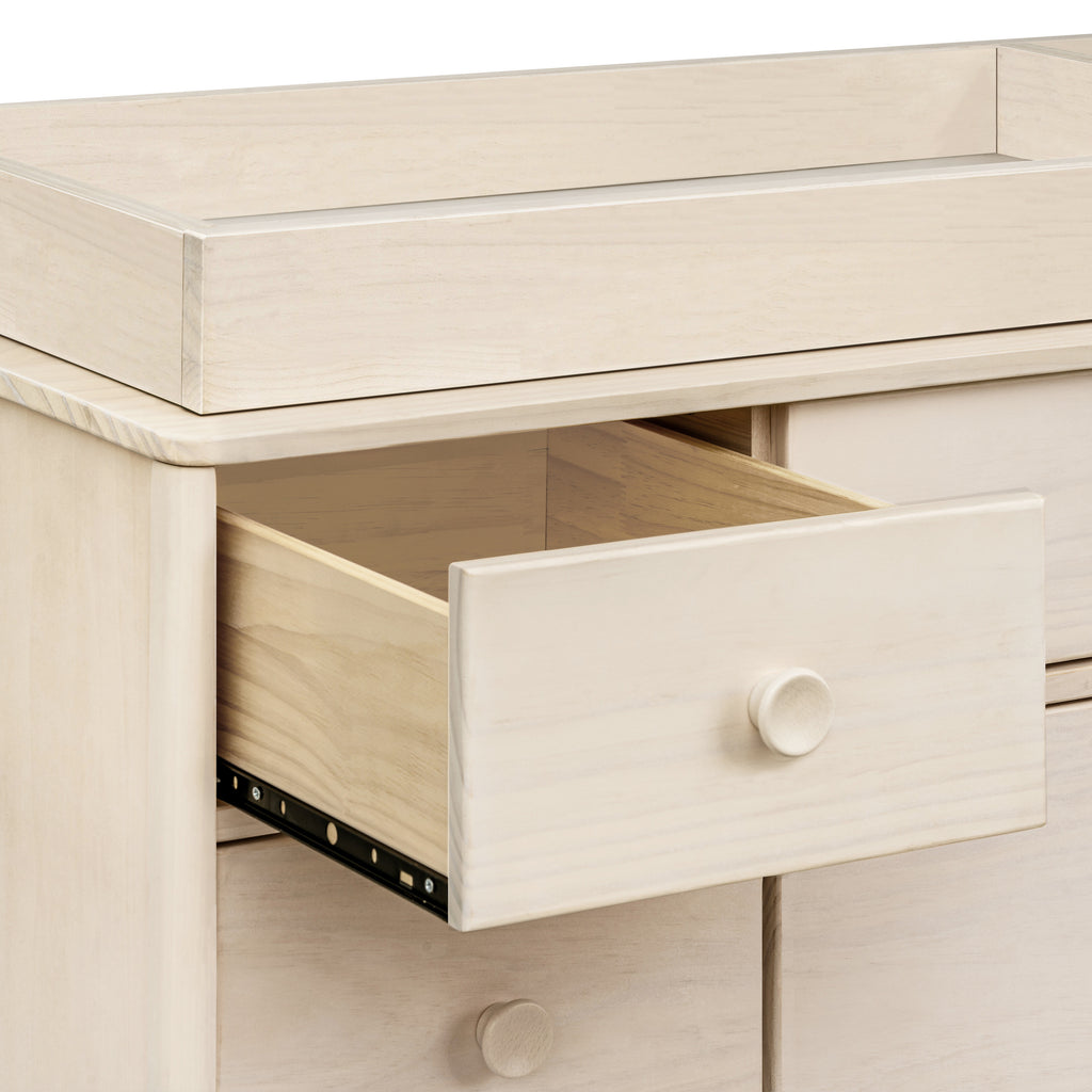 M9016NX,Lolly 6-Drawer Double Dresser  Assembled in Washed Natural