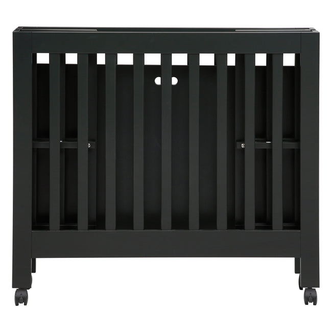M6698B,Babyletto,Origami Mini Crib in Black Finish