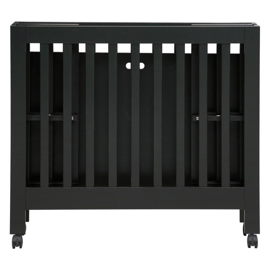 M6698B,Babyletto,Origami Mini Crib in Black Finish