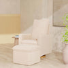 M20985CSG,Babyletto,Cali Storage Ottoman in Chai Shearling