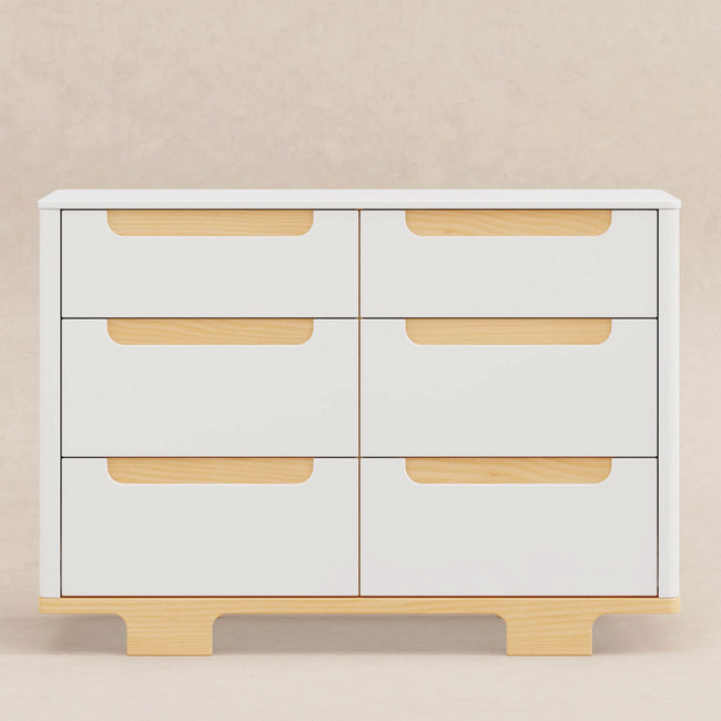 M23426WN,Babyletto,Yuzu 6-Drawer Dresser in White/Natural