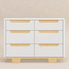 M23426WN,Babyletto,Yuzu 6-Drawer Dresser in White/Natural