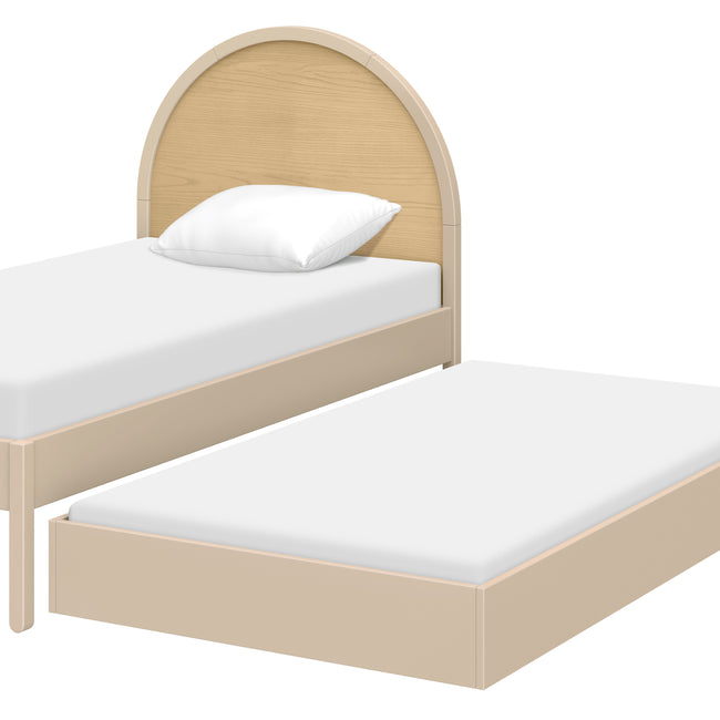 M30269TPESH,Babyletto Kids,Moab Twin Bed in Taupe/Ash