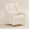 M11288ATLB,Babyletto,Kiwi Glider Recliner w/ Electronic Control and USB in Almond Teddy Loop w/ Light Wood Base