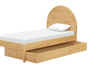 M25969HY,Babyletto Kids,Bondi Twin Bed in Honey
