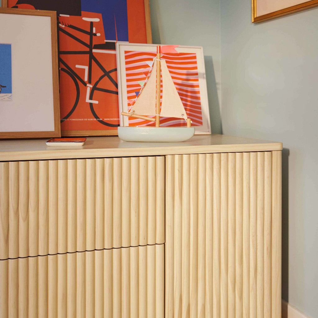M29816BD,Babyletto,Pogo Tambour Assembled Dresser in Blonde