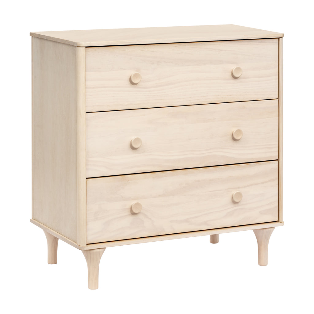 M9023NX,Babyletto,Lolly 3-Drawer Changer Dresser w/Removable Changing Tray in Washed Natural