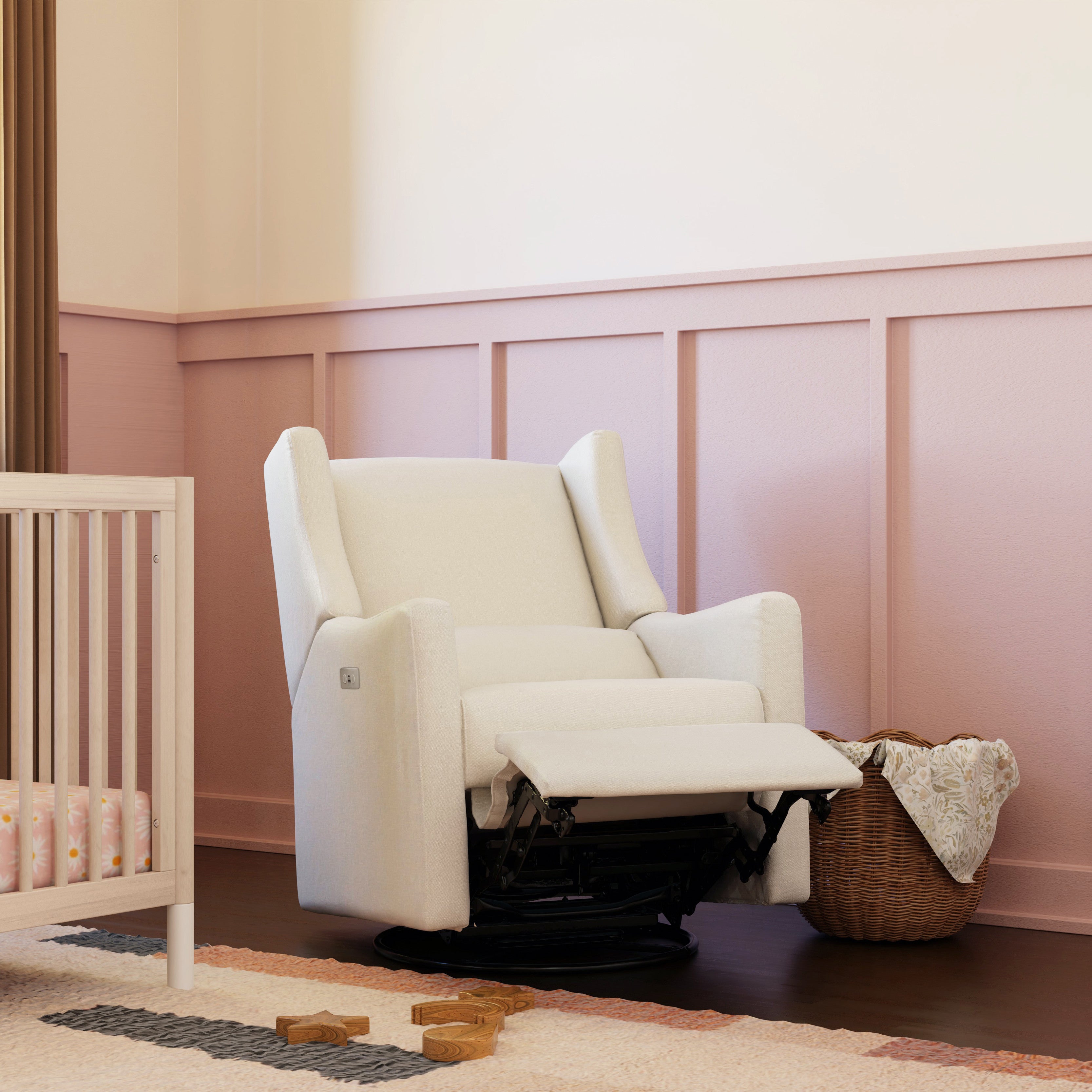 Kiwi Electronic Recliner & Swivel Glider Nursery Chair | Babyletto