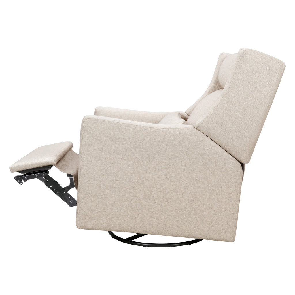 M11286PBEW,Babyletto,Kiwi Plus Power Glider Recliner w/ Power Headrest in Performance Beach Eco-Weave