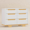 M23426WN,Babyletto,Yuzu 6-Drawer Dresser in White/Natural
