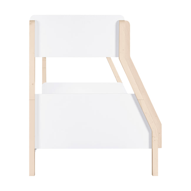 M18495WNX,Babyletto Kids,TipToe Twin-Over-Full Bunk Bed in White and Washed Natural