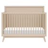 M15901TPE,Babyletto,Palma Mid-Century 4-in-1 Convertible Crib w/Toddler Bed Conversion in Taupe