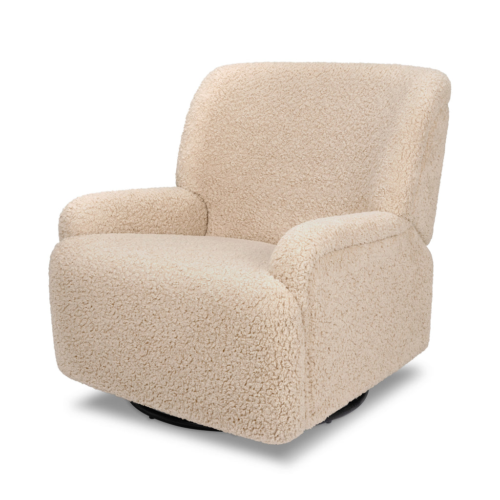 M27687CSG,Namesake,Winslow Extra Wide Recliner and Swivel Glider in Chai Shearling