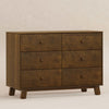 M32526NL,Babyletto,Hudson Modern 6-Drawer Assembled Double Dresser in Natural Walnut
