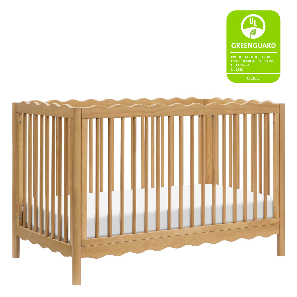 M27901HY,Swell 4-in-1 Convertible Crib w/Toddler Conversion Kit in Honey