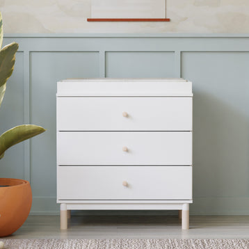 Gelato 3-Drawer Compact Changer Dresser with Removable Changing Tray (34