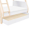 M25973W,The MDB Family,Twin Storage Trundle Bed in White