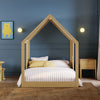 M32889HY,Babyletto Kids,Uchi Montessori-Inspired House Full Bed in Honey