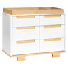 M23426WN,Babyletto,Yuzu 6-Drawer Dresser in White/Natural