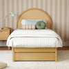 M25973HY,Babyletto Kids,Twin Storage Trundle Bed in Honey