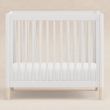 M12998WNX,Babyletto,Gelato 4-in-1 Convertible Mini Crib and Twin bed in White Finish w/Washed Natural Feet

    srcset=