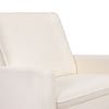 M20984CSHLB,Babyletto,Cali Pillowback Chair and a Half Glider in Chantilly Fleece w/ Light Wood Base