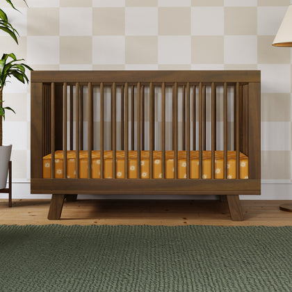Hudson 3-in-1 Convertible Crib with Toddler Bed Conversion Kit