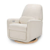 M23688WB,Ubabub,Arc Glider Recliner w/ Electronic Control and USB in Ivory Boucle w/ Light Wood Base