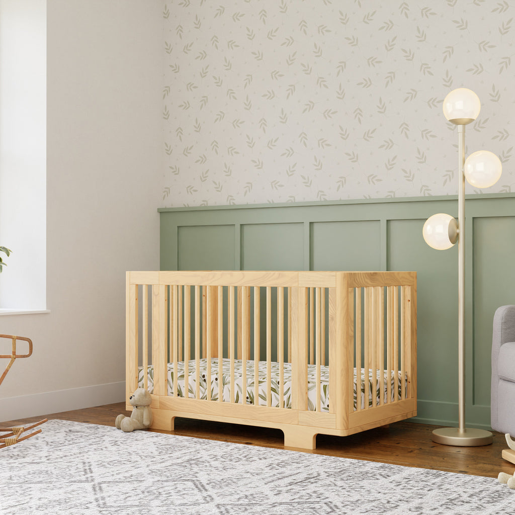 M23401N,Yuzu 8-in-1 Convertible Crib w/All-Stages Conversion Kits in Natural