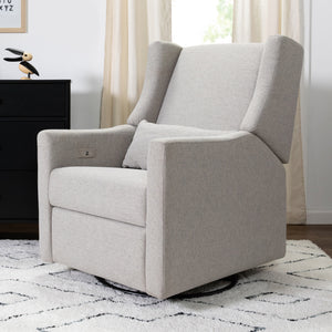Kiwi Electronic Recliner and Swivel Glider in Eco-Performance Fabric with USB port | Water Repellent & Stain Resistant