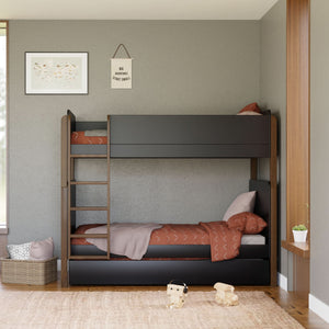 TipToe Twin Storage Trundle Bed