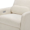 M23688WB,Ubabub,Arc Glider Recliner w/ Electronic Control and USB in Ivory Boucle w/ Light Wood Base