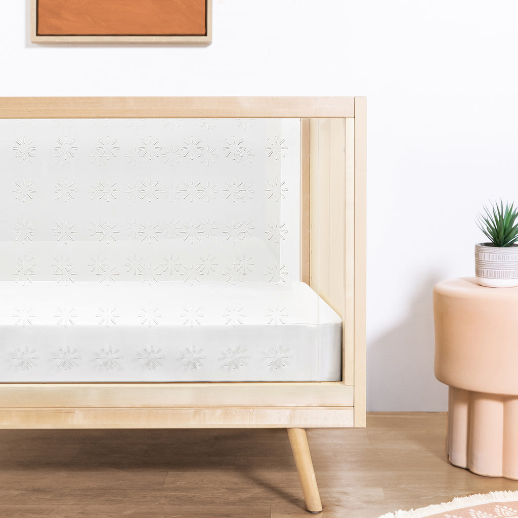 US0300BR,Nifty Clear 3-in-1 Crib in Natural Birch