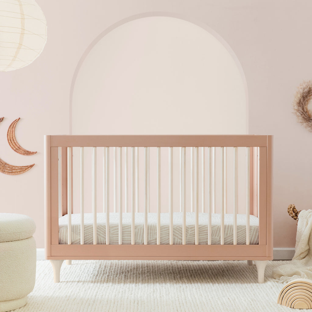 M9001CYNNX,Lolly 3-in-1 Convertible Crib w/Toddler Bed Conversion in Canyon/Washed Natural