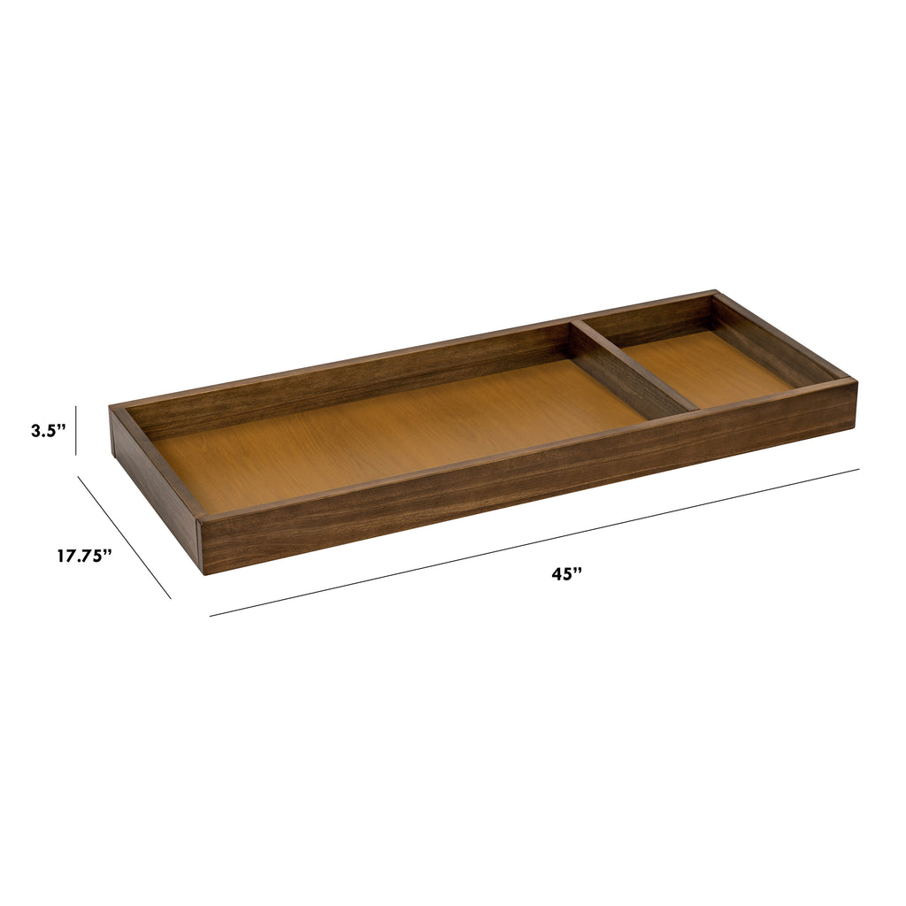 M0619NL,Universal Wide Removable Changing Tray in Natural Walnut