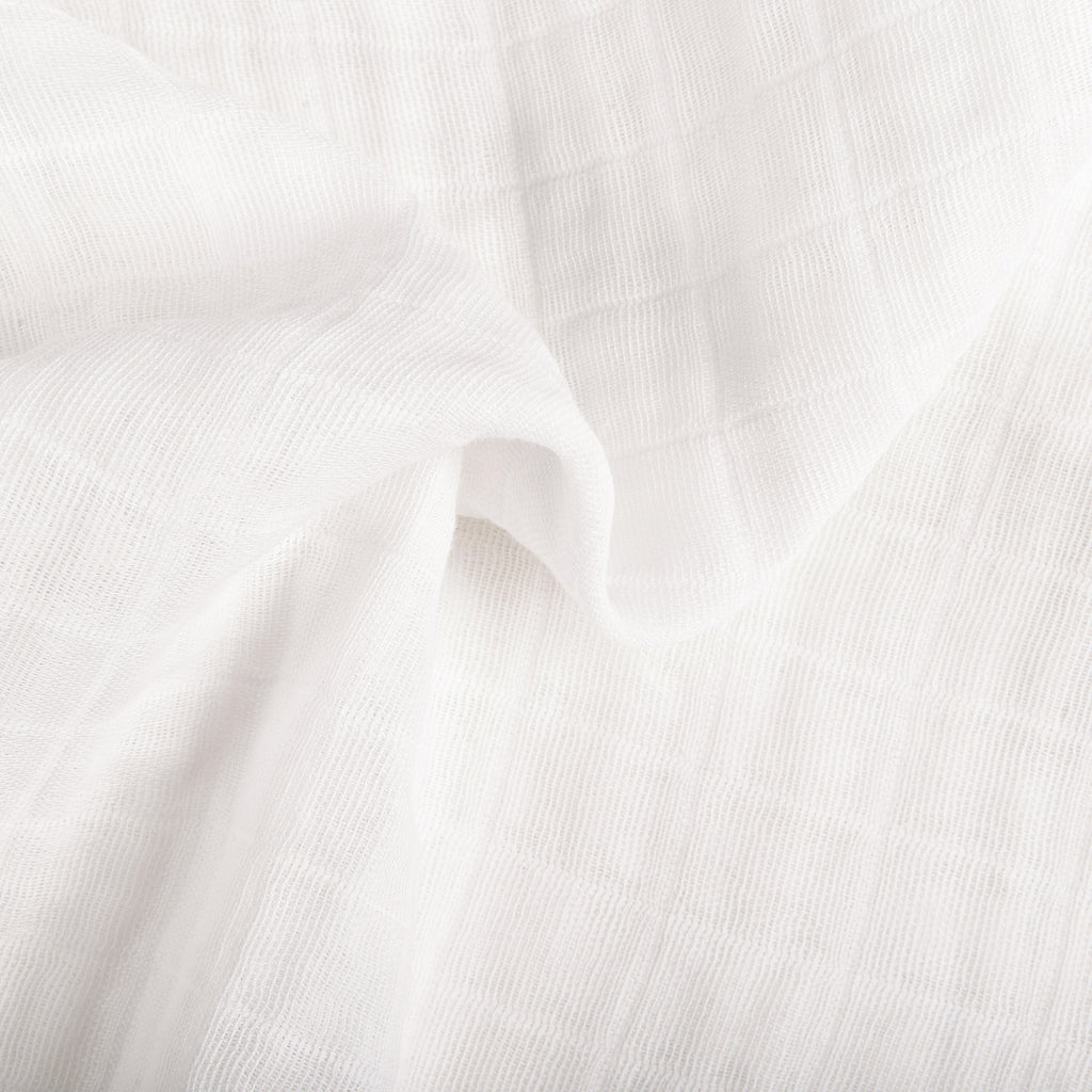 T29436,Plain White Muslin Mini Crib Sheet in GOTS Certified Organic Cotton