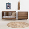 US0310UL,Nifty Timber 3-In-1 Crib In Walnut Finish