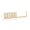 UB0399BR,Ubabub,Toddler Bed Conversion Kit for Nifty in Natural Birch
