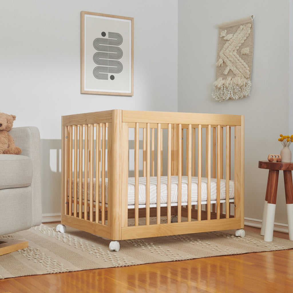 M23401N,Yuzu 8-in-1 Convertible Crib w/All-Stages Conversion Kits in Natural